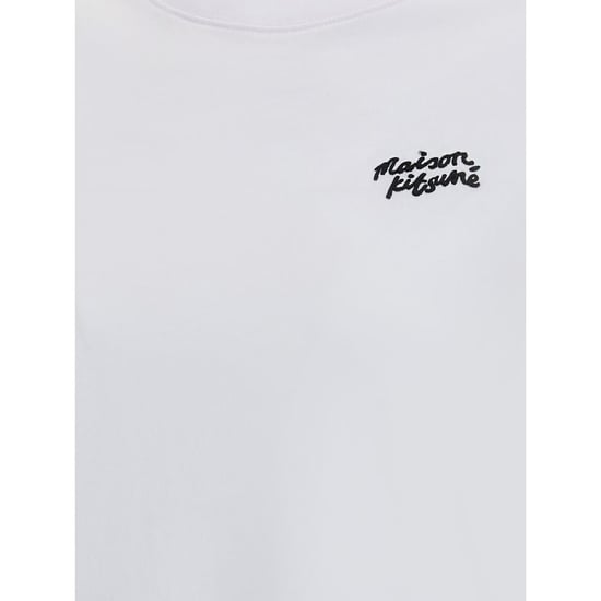 Maison Kitsuné White Cotton T-Shirt - Image 3