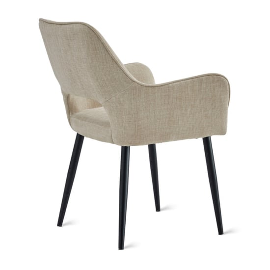 Multifurn 2x eetkamerstoel ray stof beige - Image 4