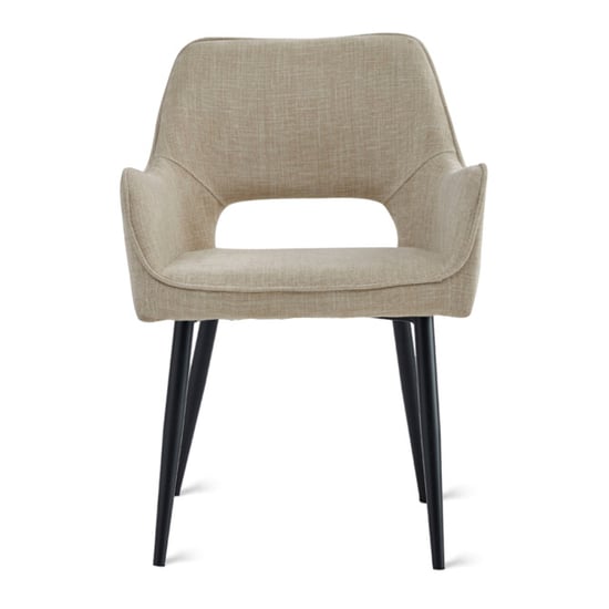 Multifurn 2x eetkamerstoel ray stof beige - Image 6