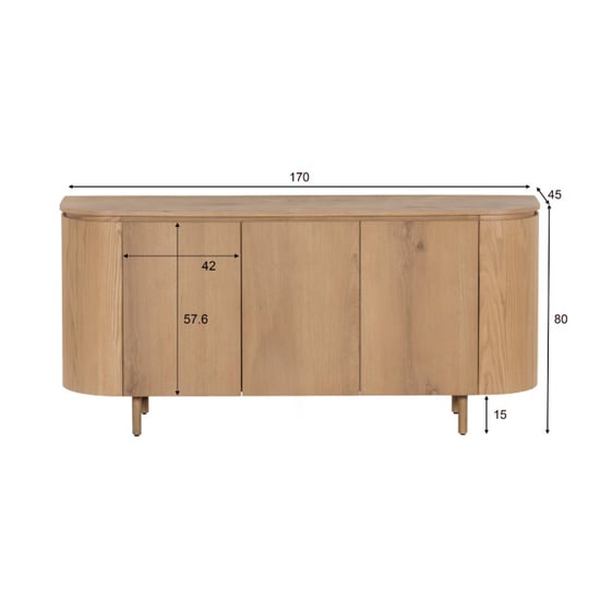 Livingfurn dressoir tobago 43x170x81cm - Image 5