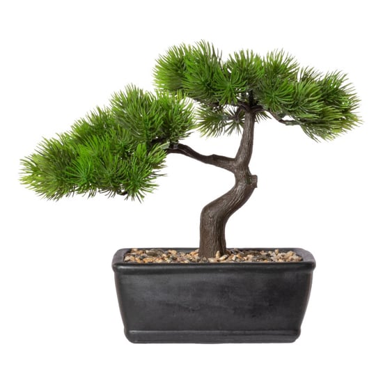 Kopu Lot de 2 plantes artificielles bonsaï mélèze env. 23 x 25 cm - Image 2