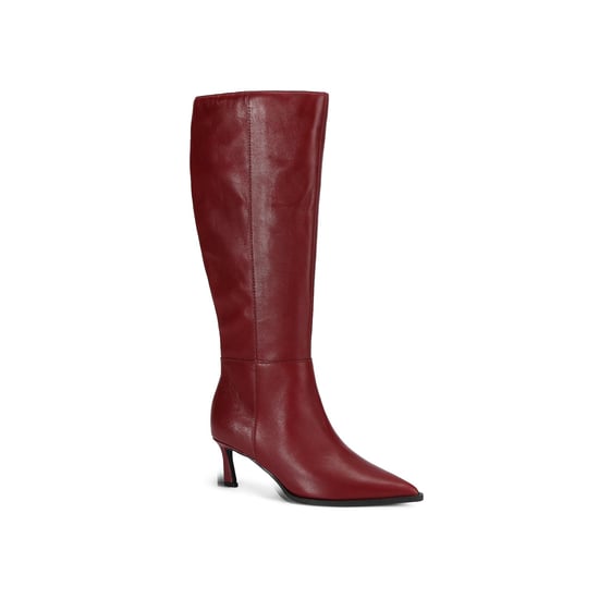 Leather Lucid Wine Boots - Image 1