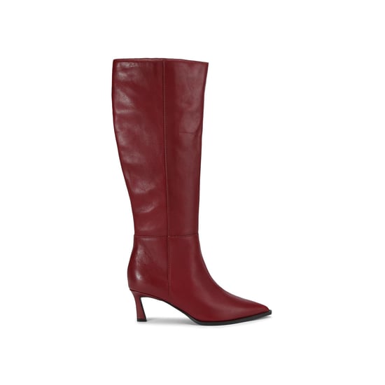 Leather Lucid Wine Boots - Image 2