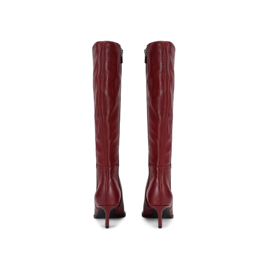 Leather Lucid Wine Boots - Image 3