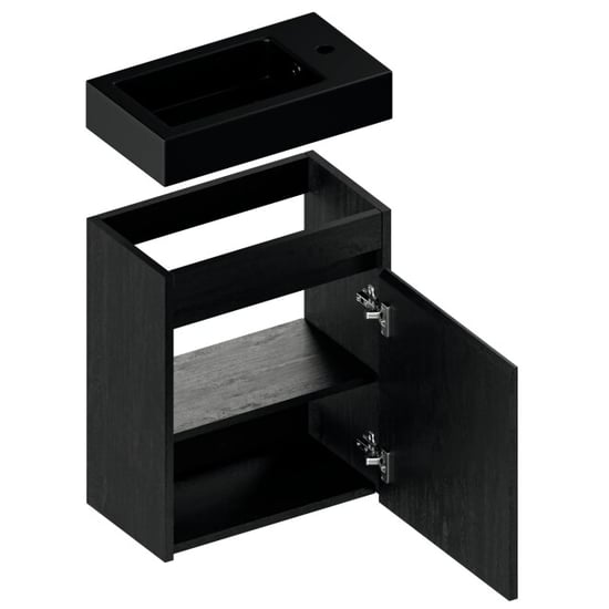 Mirlux Toiletmeubel elen 40cm eiken wastafel - Image 3