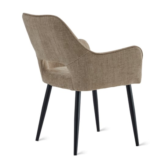 Multifurn 2x eetkamerstoel ray stof taupe - Image 3
