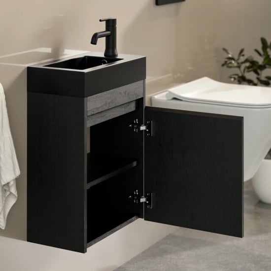 Mirlux Toiletmeubel elen 40cm eiken wastafel - Image 4