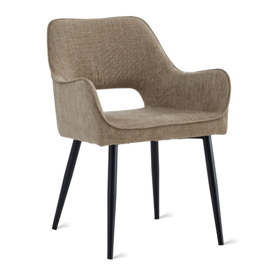Multifurn 2x eetkamerstoel ray stof taupe - Image 6