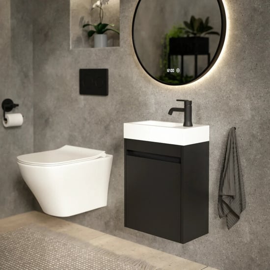 Mirlux Toiletmeubel vivo 40cm mat wastafel wit - Image 6