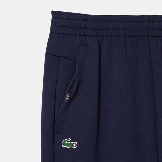 Men's Lacoste Monogram Sweatpants in Navy - Image 4