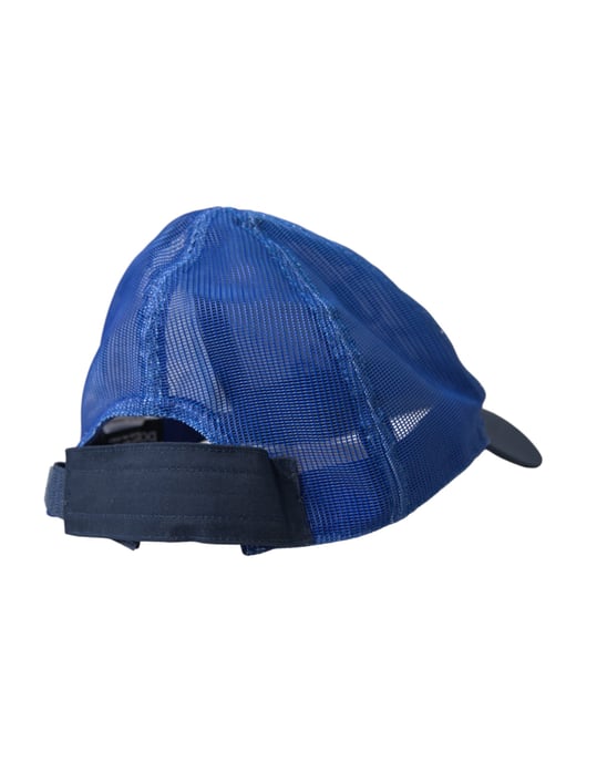 Dolce & Gabbana Blau Witte Zwarte Italia Mesh Basebalpet - Image 4