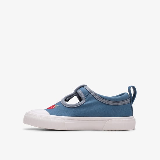 Foxing Berry Toddler Blue Canvas Shoes - Image 2