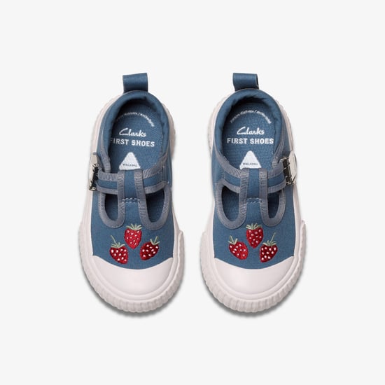 Foxing Berry Toddler Blue Canvas Shoes - Image 6