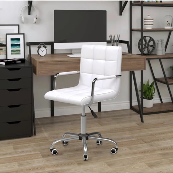 4goodz Bureaustoel in retro design, in hoogte verstelbaar kunstleer - Image 3