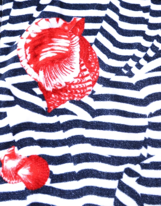 Dolce & Gabbana Flerfärgade Randiga Snäckor Strandhandduk - Image 3