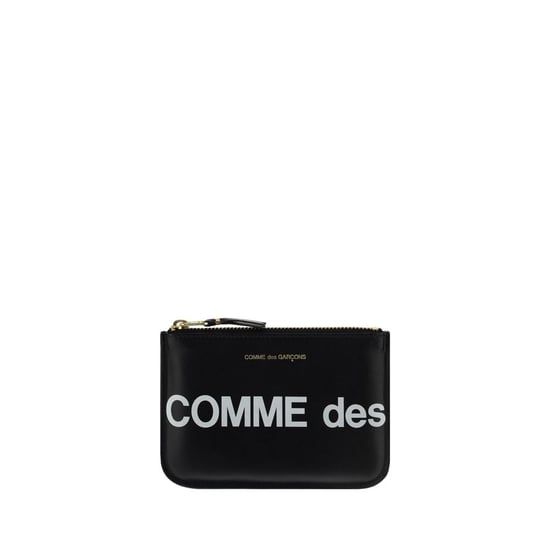 Comme Des Garçons Zwarte Kalfsleren Bos Taurus Portemonnee - Image 1