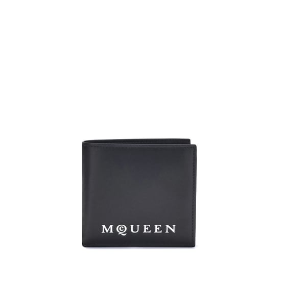 Alexander McQueen Black Calf Leather Bos Taurus Wallet - Image 1