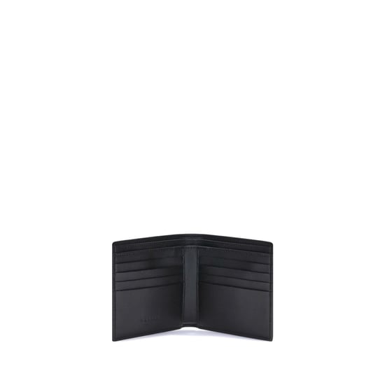 Alexander McQueen Black Calf Leather Bos Taurus Wallet - Image 3