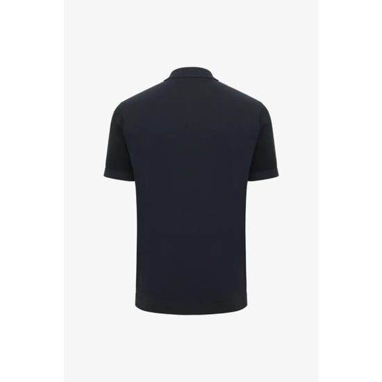 Genti Polo 8 buttons ss navy - Image 3