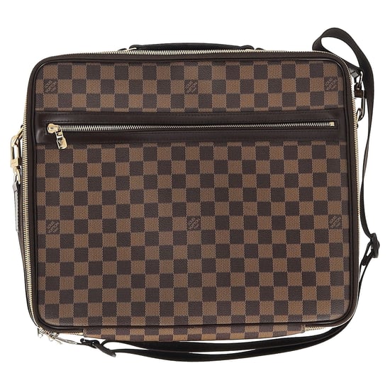 Louis Vuitton Porte Ordinateur Sabana Damier Laptop Bag in Brown Coated Canvas - Image 1