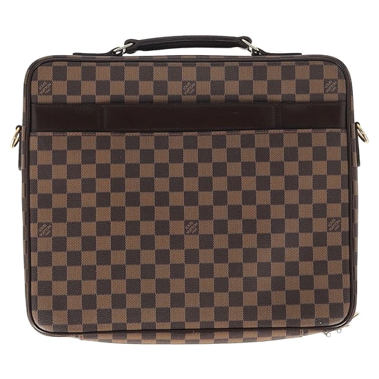 Louis Vuitton Porte Ordinateur Sabana Damier Laptop Bag in Brown Coated Canvas - Image 4