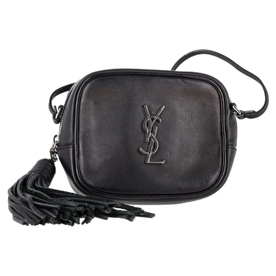 Saint Laurent Blogger Axelremsväska i svart läder - Image 1