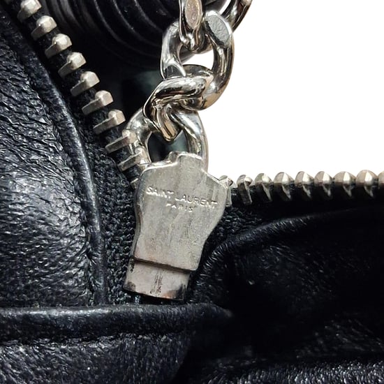 Saint Laurent Blogger Crossbodytas in zwart leer - Image 6