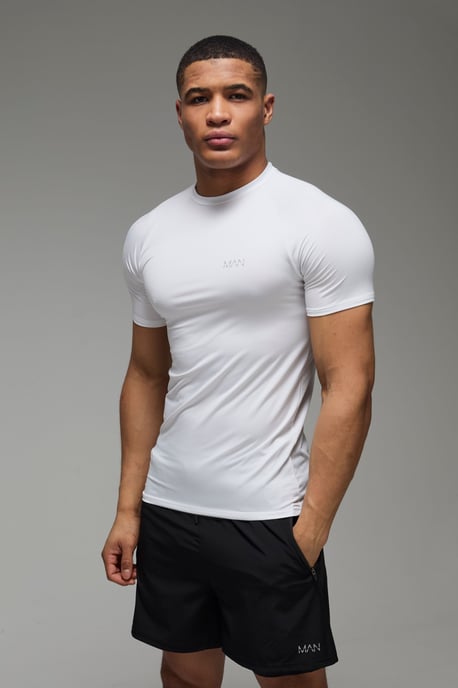 Man Active Muscle Fit Raglan Performance T-shirt 2 Pack - Image 3