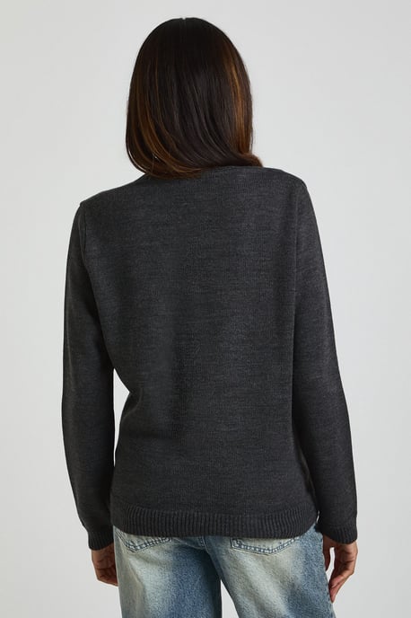 Maternity Low Wrap Knitted Cardigan - Image 2