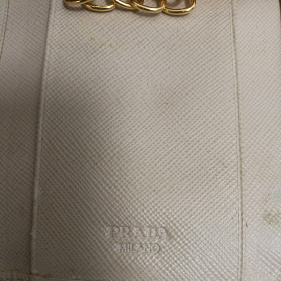 Prada Keyholder in Beige Saffiano Leather - Image 3