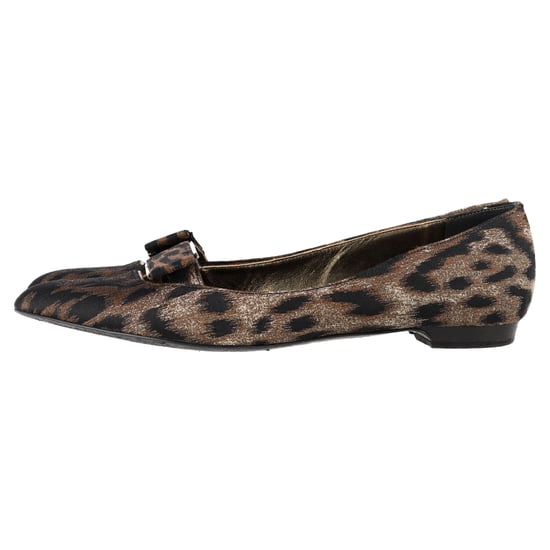 Lanvin spetsiga loafers i djurmönster i polyester - Image 4