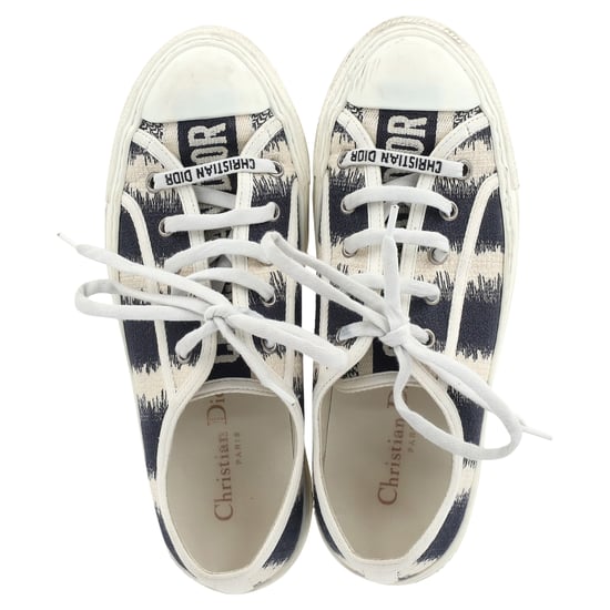 Dior D-Stripes Walk 'N' Dior låga sneakers i flerfärgad kanvas - Image 3