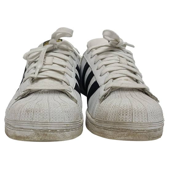 Adidas Superstar lage sneakers in wit kalfsleer - Image 2