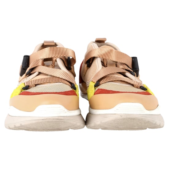 Chloé Sonnie Low-Top Sneakers in Multicolor Mixed Media - Image 2