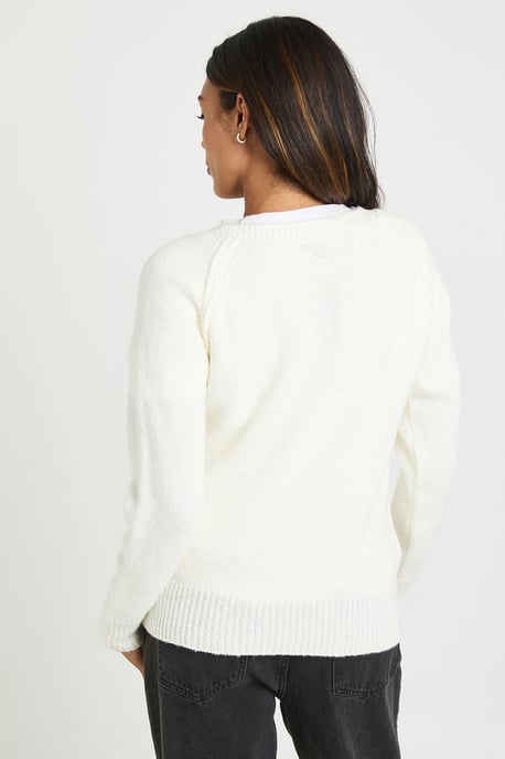 Maternity Henley Button Knitted Jumper - Image 2
