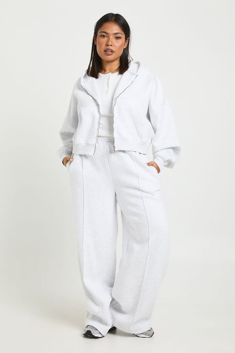 Plus Core Basic Pintuck Detail Straight Leg Jogger - Image 1