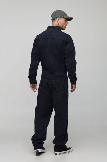 Long Sleeve Relaxed Fit Cargo Boilersuit - Image 2