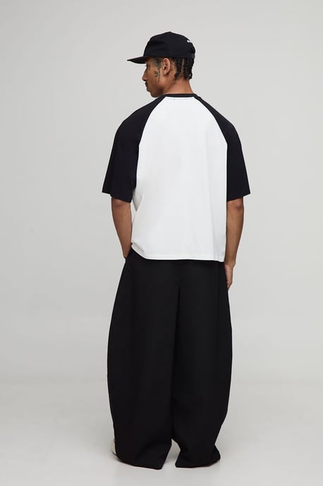 Extreme Balloon Twill Rivet Detail Trouser - Image 2