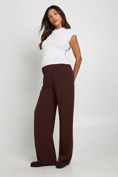 Maternity Tailored Wide Leg Trouser - Image 3