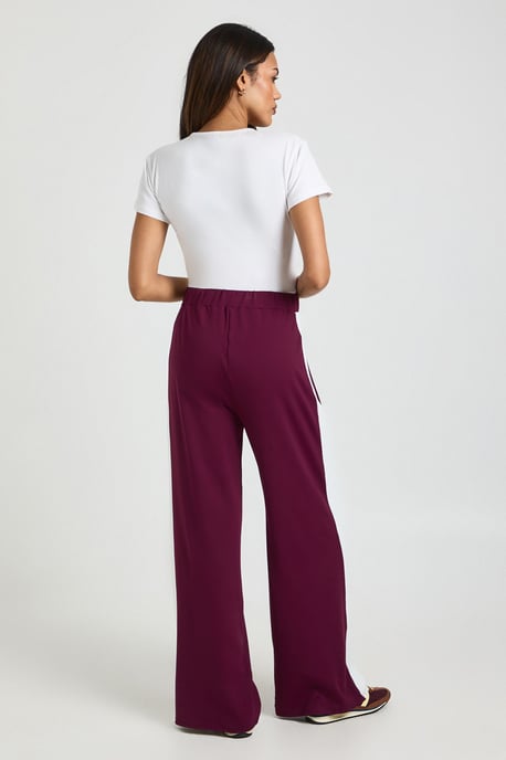 Maternity Side Stripe Wide Leg Trouser - Image 2