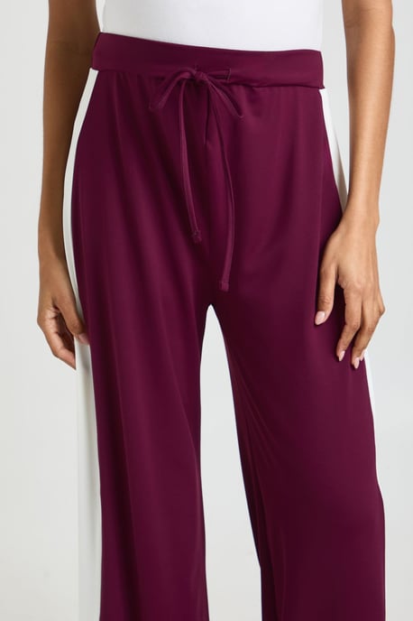 Maternity Side Stripe Wide Leg Trouser - Image 4