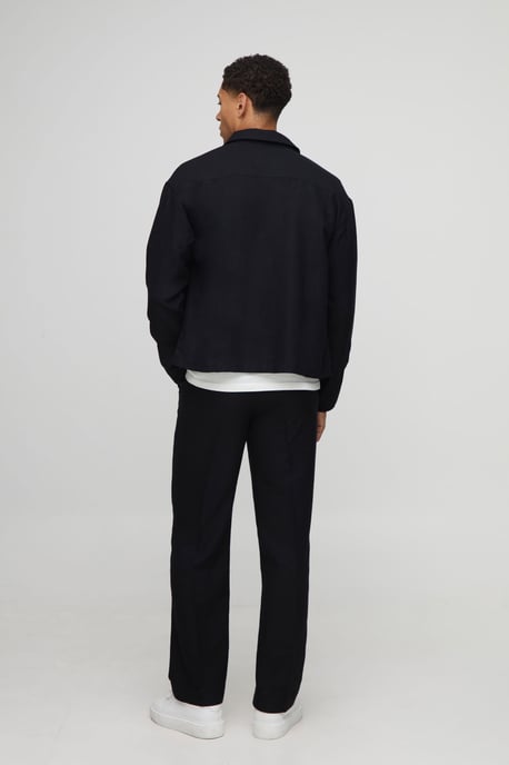 Oversized Welt Pocket Overshirt - Image 2