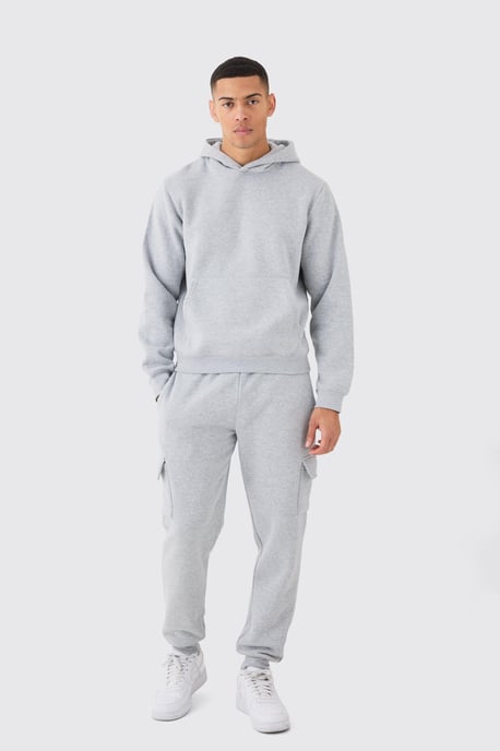 Boxy Hooded Cargo Tracksuit - Image 1