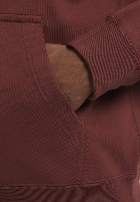 Nike Solo Swoosh Mens Fleece Pullover Hoodie in Dark Pony/White - Image 4
