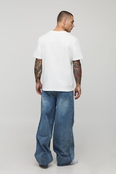 Baggy Rigid Washed Jeans - Image 2
