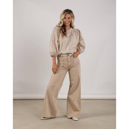 Nukus Nks02208 9 lynn blouse embroidery sand - Image 4