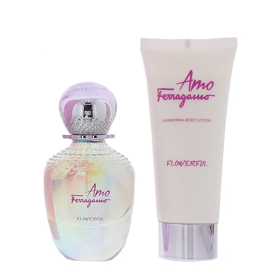 Salvatore Ferragamo Amo Flowerful Eau De Toilette 50ml + Body Lotion Gift Set - Image 2