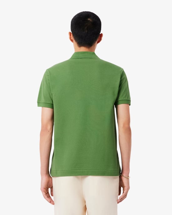 L.12.12 Classic Fit Polo Shirt in Sage Green - Image 3