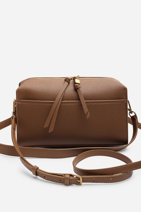 Where's That From Womens 'Dune' Faux Leather Structured Mini Shoulder Bag - Image 5