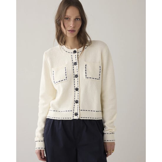 Summum 7s7995-70072 122 cardigan frisee knit ivory - Image 1